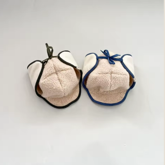 CHÉRUBI Cozy Fleece Earflap Winter Hat — soft lamb fleece earflap hat for kids